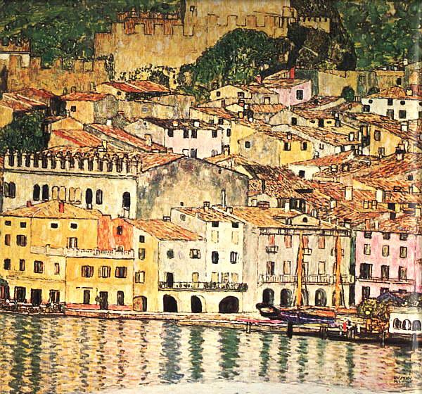 Gustav Klimt Malcesine on Lake Garda France oil painting art